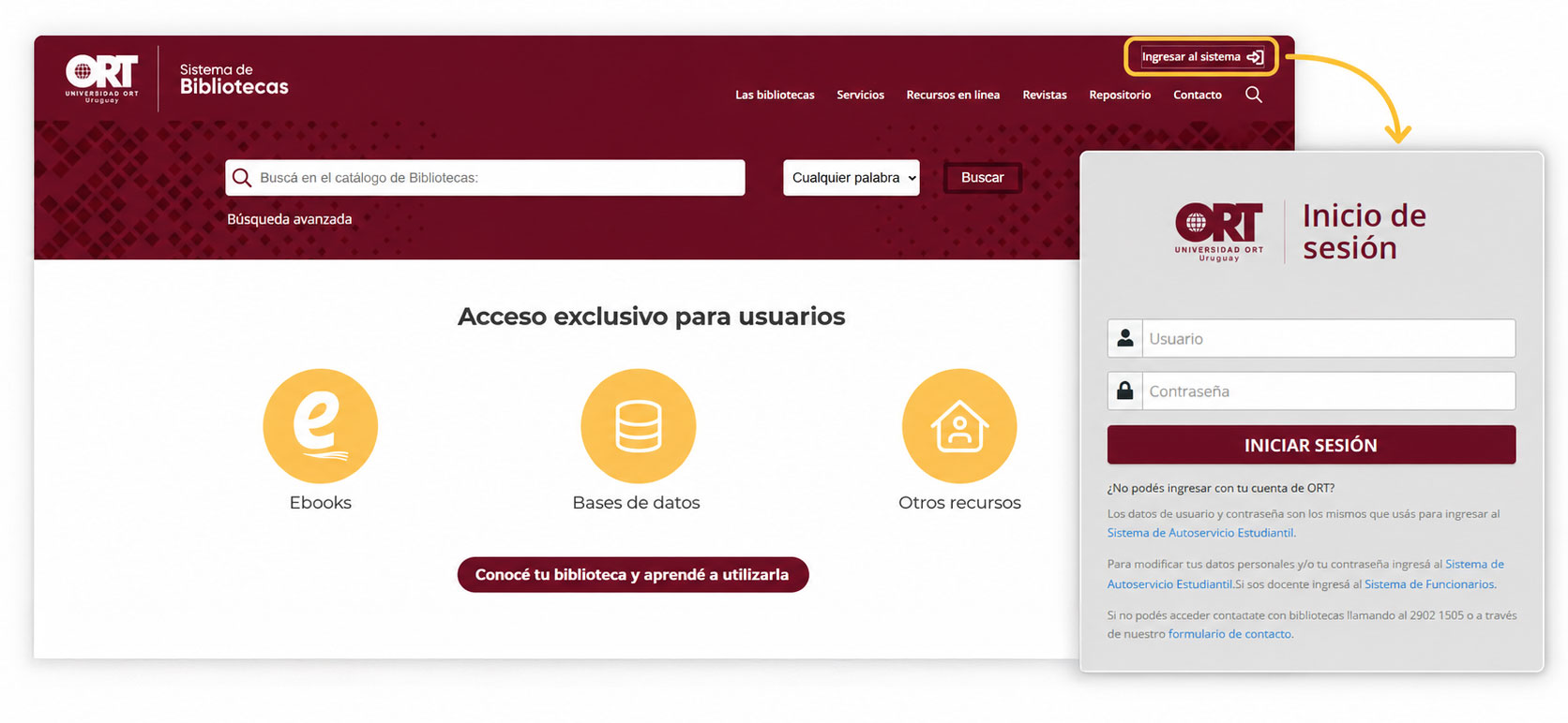 Acceder al cat&aacute;logo en l&iacute;nea